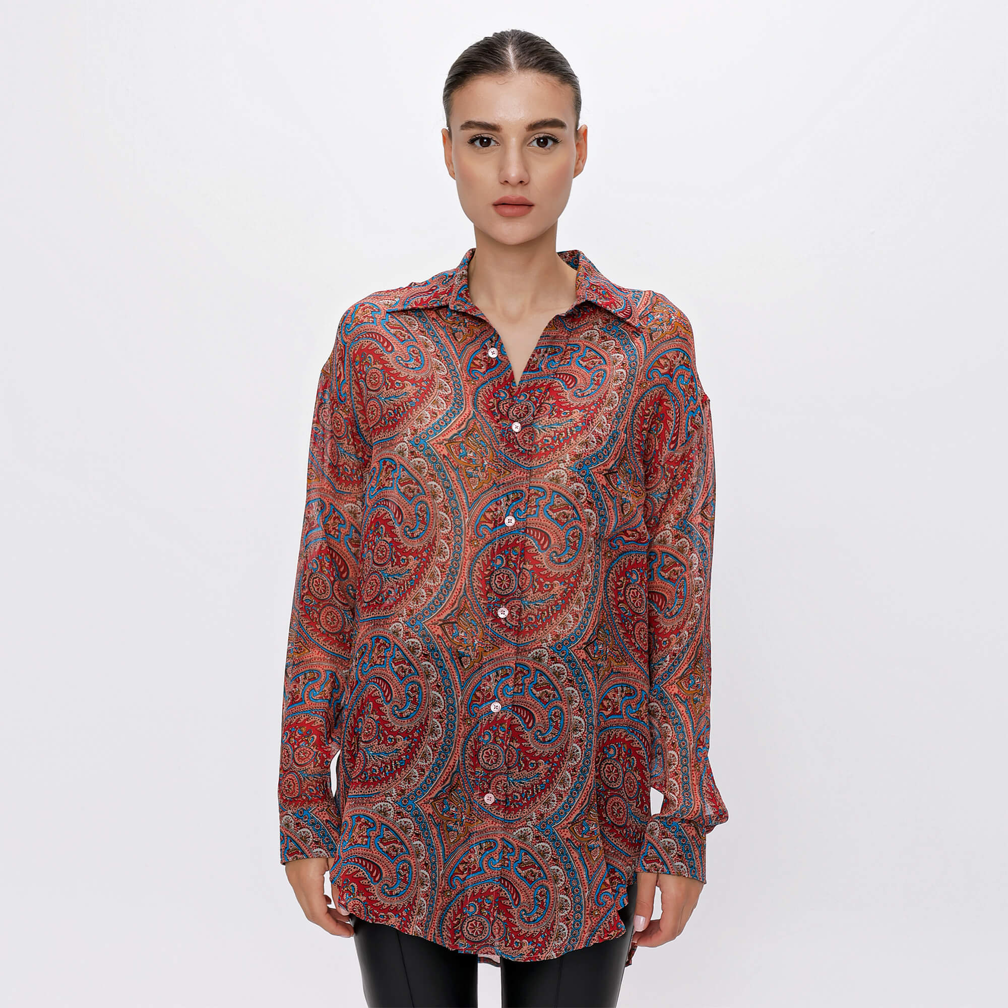 Etro - Multicolor Etnic Silk Shirt